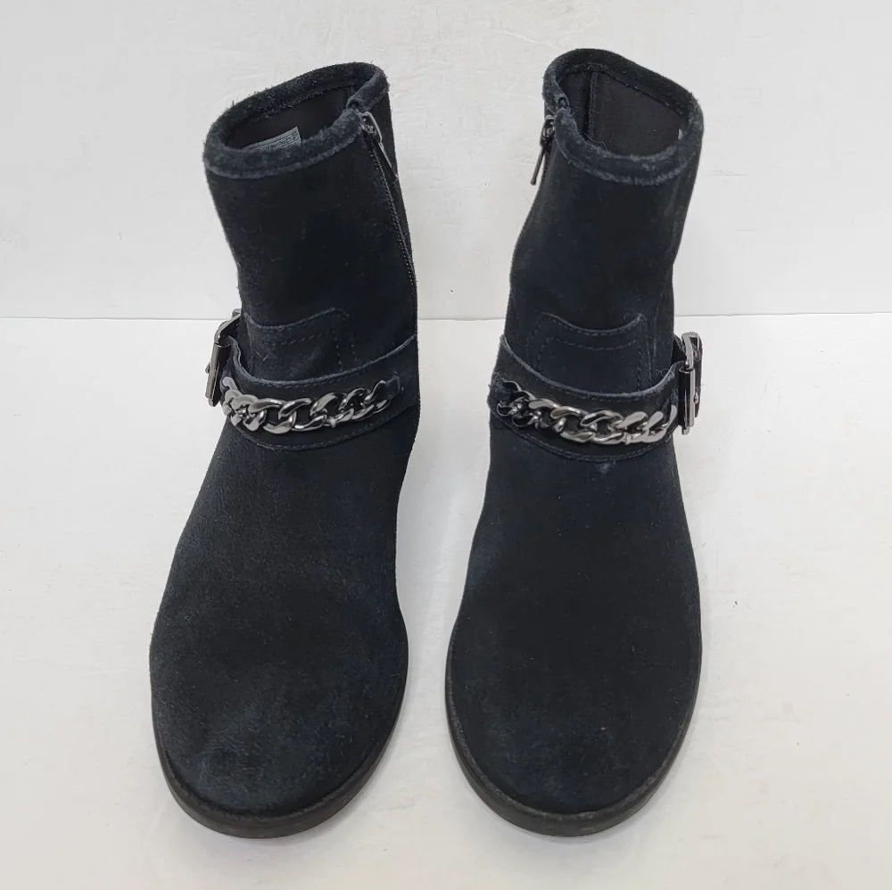 VIONIC Orthaheel Country Crescent Suede Boots Ankle Buckle Size 7.5 - Picture 2 of 14